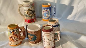Vintage Collectible Ceramic Steins