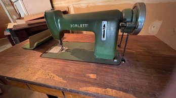 Antique Vintage Borletti Treadle Sewing Machine