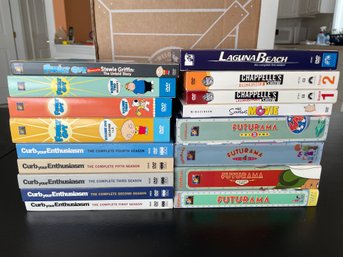 Lot Of DVDS Futurama, Family Guy, Curb Your Enthusiasm, Chapelle