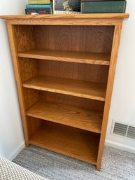 30w X 48h X 12d Classic Oak Bookcase, Solid Wood