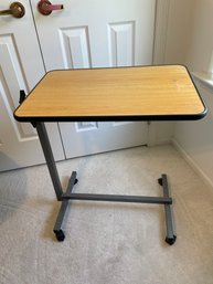 Tilt-top Table, Adadjustable Height, Adjustable Tilt, Locking Casters