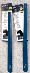 NEW (2) Drive Medical Supplies Extended Metal Shoehorn, 23 Inches Long