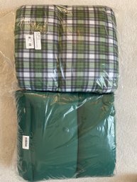 Medical Supplies: NEW Pressure Reducing Chair, Cushion 38ZFLR 23, Pressure Reducing Pillow Hunter Green