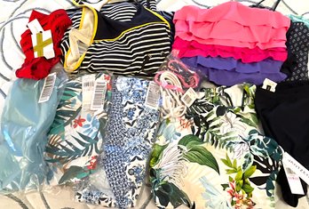 Lot Of Womens Bathing Suits-4 NEW W Tags Or Unopened. Sz 6-8 Jantzen, Others