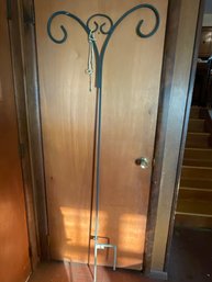 6 Foot Tall Green Iron Shepherds Hook