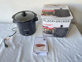 Black & Decker 4 Quart Chalkboard Slow Cooker