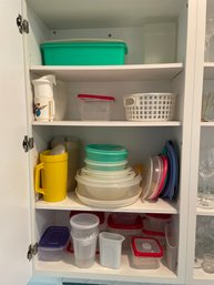 Lot Of Plastic Kitchen Food Containers