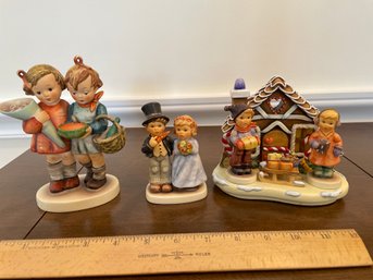 3 Hummels. Going To Grandmas, Dearly Beloved, Gingerbread Lane