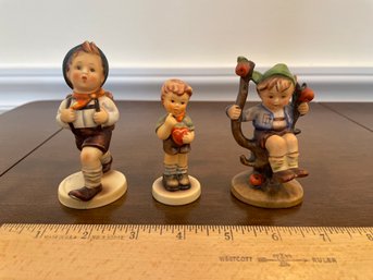 3 Hummels - School Boy, Be Mine, Apple Tree Boy Sitting
