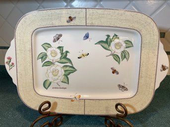 Sarahs  Garden Special Edition Wedgewood 19 Inch Platter, Signed On Back