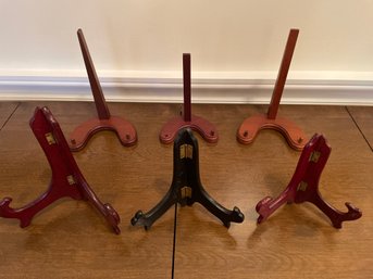 6' - 9'  Plate Stands - Lot Of 6