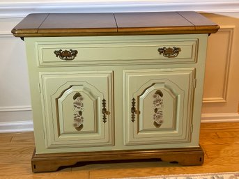 Vintage French Provincial Dry Bar Sideboard By Temple-Stuart 42x20x33 Inch