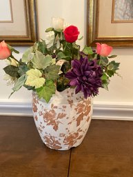 VINTAGE F. WINKLE & CO ENGLAND AVON PATTERN BASKET VASE