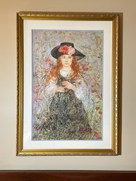 30' X 42' Gold Framed Print Glass Covered