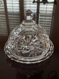 Eleanor By American Cut, Round Butter Dish 4 Inches