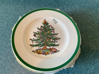 12 Spode Christmas Tree 8' Salad Plates