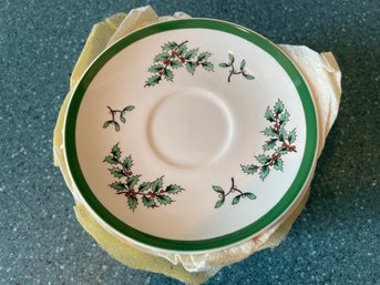 12 Spode Christmas Tree 5.5' Saucers