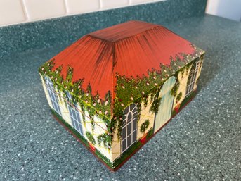 Vintage 8'  Candy Box Shaped Like House