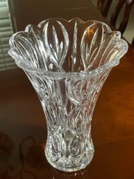 Lenox 9 Inch Elegant Crystal Vase, Perfect Condition