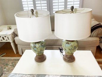 2  27 Inch Tall 3 Way Lamps