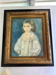 Pierre Augusre Renior Print Coated Panal Renior Child