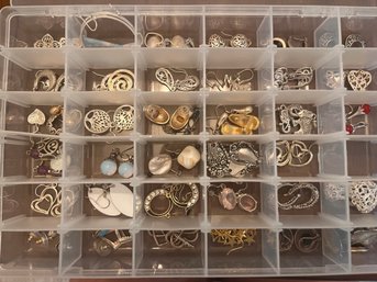 Lot Of 38 Costume Earrings