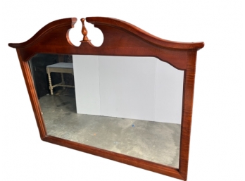 Large Wooden Hanging Mirror