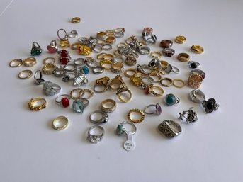 Lot Of Costume Rings