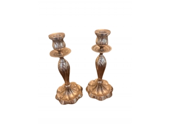 Silver Plate Candler Holders