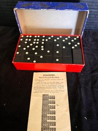 Dominoes Set Double Nine Del Rey By The Embossing Co.