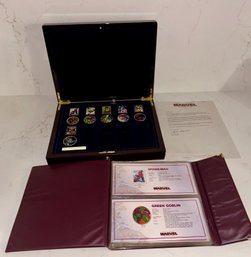 The Ultimate Marvel Collection Silver Stamp Ingot And Medallion USPS Set, Collectible Spiderman Stamps With Bi
