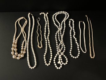 Pearl Necklace Lot