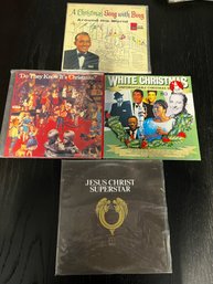 Christmas Record Lot. 4 Records