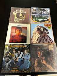 Country Record Lot. John Denver - Charlie Daniel's Band - BlackFoot - Kenny Roger's 6 Records