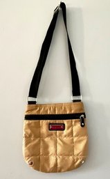 Franco Sarto Beige Bag Adjustable Shoulder Strap Purse Nylon Cross Body