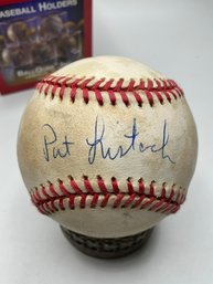 2. Original Rawlings Baseball  Autographed By Pat Listach Milwaukee Brewers