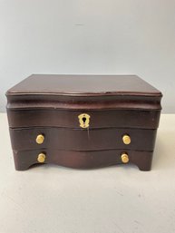 B09. Vintage Wooden Jewelry Box