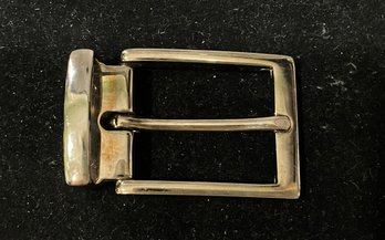AF07 Vintage Italy Silver Tone Brooks Brothers Belt Buckle