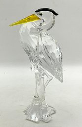 Swarovski 221627 Grey Heron Crystal Large Figurine  No Box