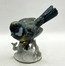 Rosenthal Germany Bird On Branch Figurine Multi Color Vintage