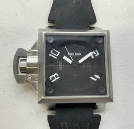 D11 Welder K-25 Quartz Analog Black Rubber Large Case Watch