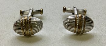 DI37 Montblanc Solitaire Sterling Silver 925 Cufflinks 18.77gr