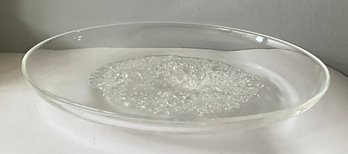 Vintage Steuben Signed Crystal Art Glass In Seafoam Bowl