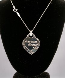 Authentic Tiffany & Co. Let Me Count The Ways I Love You Double Heart Necklace