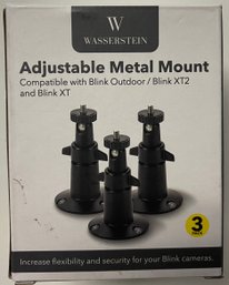 Wasserstein Blink Outdoor, XT, XT2 Outdoor And Indoor (3-Pack) Black Swivel Tilting Security Camera Mount
