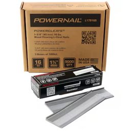 Powernail 1-3/4-in 16 -Gauge Smooth Shank Adhesive Collated Flooring Nails (5000 Nails In The Box )
