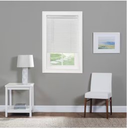 *Lot Of 2*Achim GII Morningstar 1-in Slat Width 48-in X 64-in Cordless White Vinyl Light Filtering Mini-blind