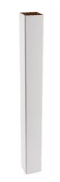 * LOT 0F 5 * Trex Transcend 6 In. X 6 In. X 39 In. Classic White Composite Post Sleeve