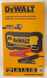 1800 Peak Amp Lithium Jump Starter With USB Power Bank And Carrying Case - DXAELJ18C