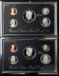 Lot Of Tow US Mint Proof Silver Sets 1997-S & 1998-S